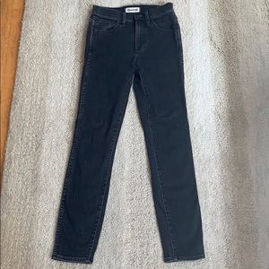 Madewell- high rise skinny jeans